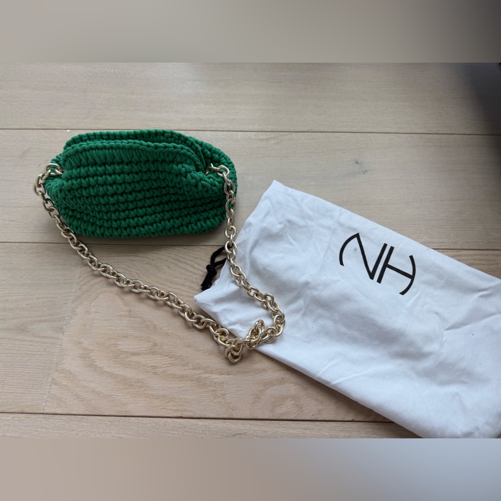 Noam Hazan Knit Clutch, removable strap